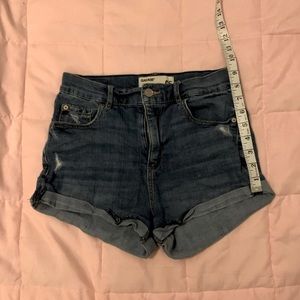 Dark Denim Shorts